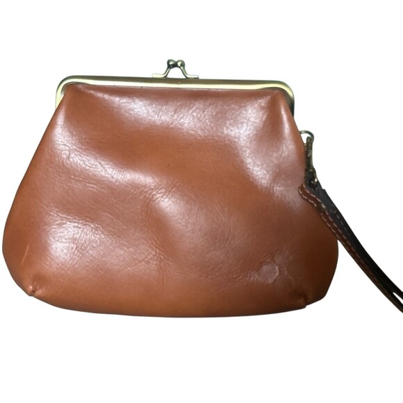 Patricia Nash Savena Tooled Leather Framed Kiss-Lock Wristlet Wallet Florence - Picture 2 of 2